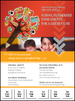 Fundraiser Education Logo Flyer