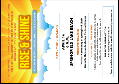 Sunrise Clouds Postcard