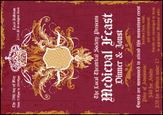 Medieval Banquet Postcard