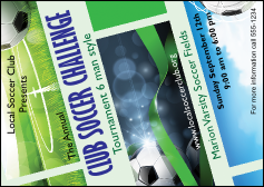 Soccer Ribbon Postcard