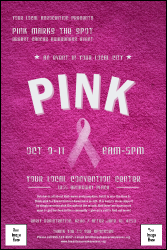Breast Cancer Pink Ribbon Poster