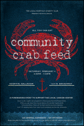 Crab Dinner Poster
