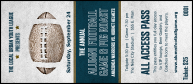 Football Blue VIP Pass