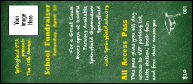 Education Chalk Board VIP Pass