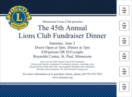 Lions Club Flyer