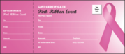 Pink Ribbon Gift Certificate