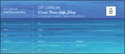 Nature Series - Blue Ocean Gift Certificate