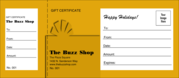 Present Gift Certificate 003