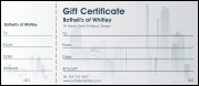 Cityscape Gift Certificate
