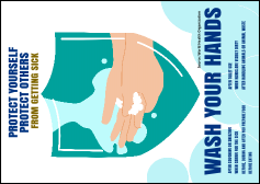 Wash Your Hands Postcard