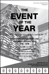 All Purpose Buildings Black and White Image Poster
