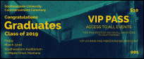 Graduation - Blue and Yellow VIP Pass