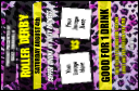 Roller Derby Pink Leopard Drink Ticket