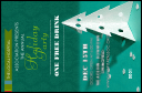 Paper Christmas Tree Drink Ticket