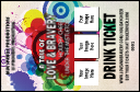 Colour Circles Drink Ticket