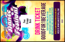 Disco Dance Drink Ticket