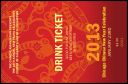 Chinese New Year Flower Snake Drink Ticket