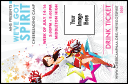 Cheerleading Spirit Drink Ticket