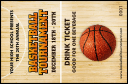 Basketball Court Drink Ticket