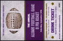 Football Purple Drink Ticket