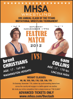 Wrestling Flyer (Orange)