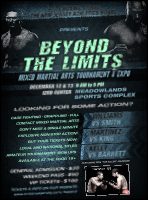 MMA Main Event Flyer (Blue)