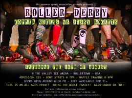 Roller Derby Legs Flyer