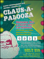 Claus-A-Palooza Flyer