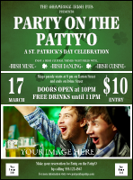 St. Patrick's Day Shamrock Flyer