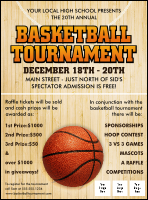 Basketball Court Flyer