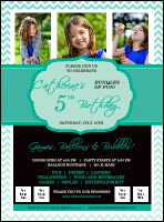 Happy Birthday Chevron Flyer