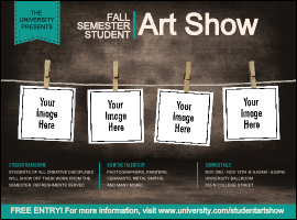 Image Upload Polaroid Flyer