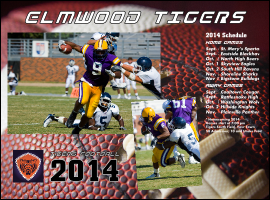 Football Schedule Flyer