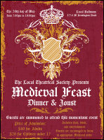 Medieval Banquet Flyer