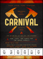 Fire Department Logo Flyer