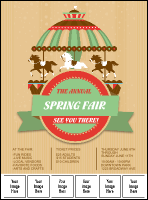 Merry Go Round Logo Flyer