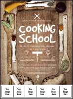 Cooking School Logo Flyer