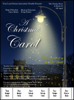 Christmas Carol Logo Flyer