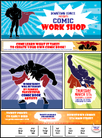 Comic Book Logo Flyer