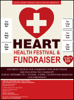 Heart Health Logo Flyer