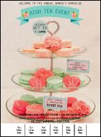 High Tea Logo Flyer