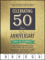 50th Anniversary Logo Flyer