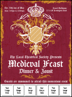 Medieval Banquet Logo Flyer