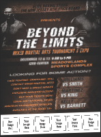 MMA Main Event Logo Flyer (Brown)
