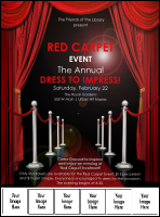 Red Carpet Logo Flyer