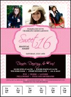 Sweet 16 Logo Flyer