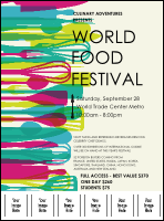 World Food Festival Logo Flyer