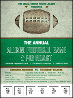Football Green Logo Flyer