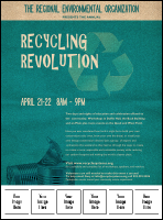 Recycling Symbol Logo Flyer
