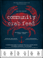Crab Dinner Logo Flyer